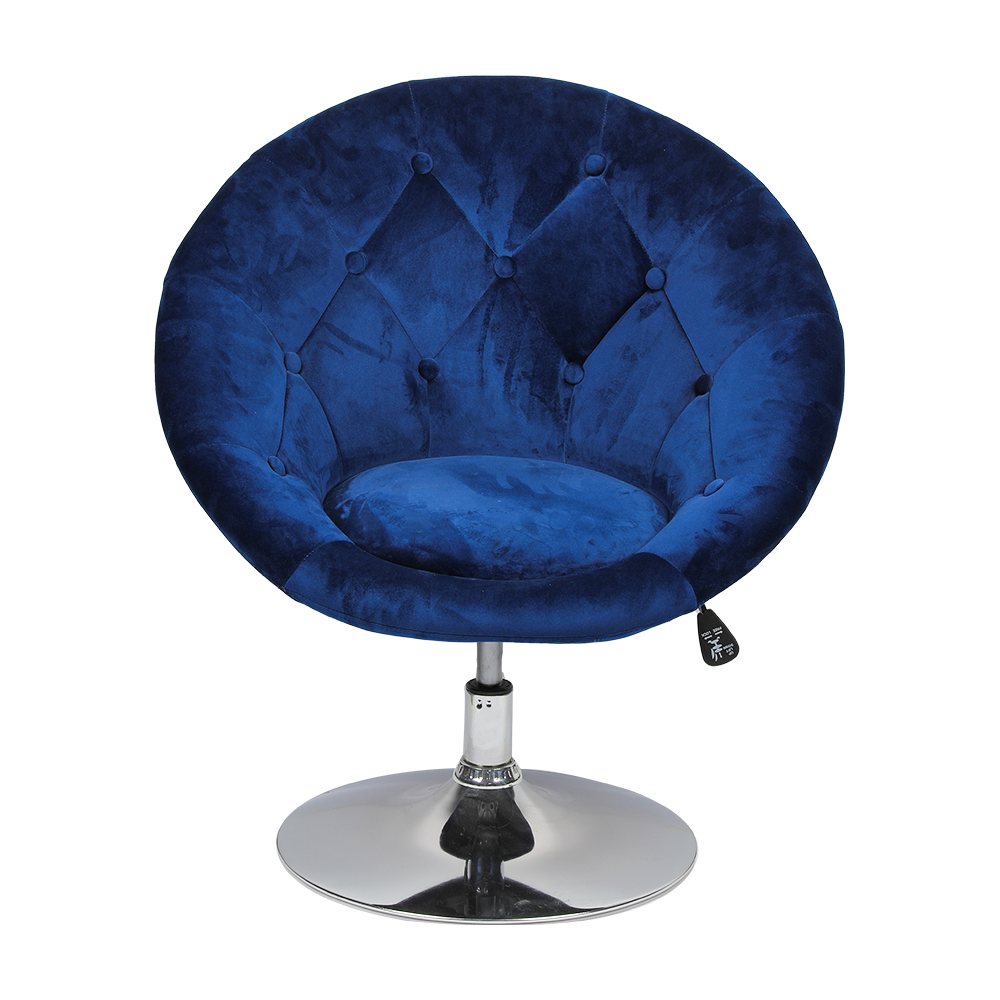 FH-9036 Velvet fabric leisure chair rotatable lifting visitor chair