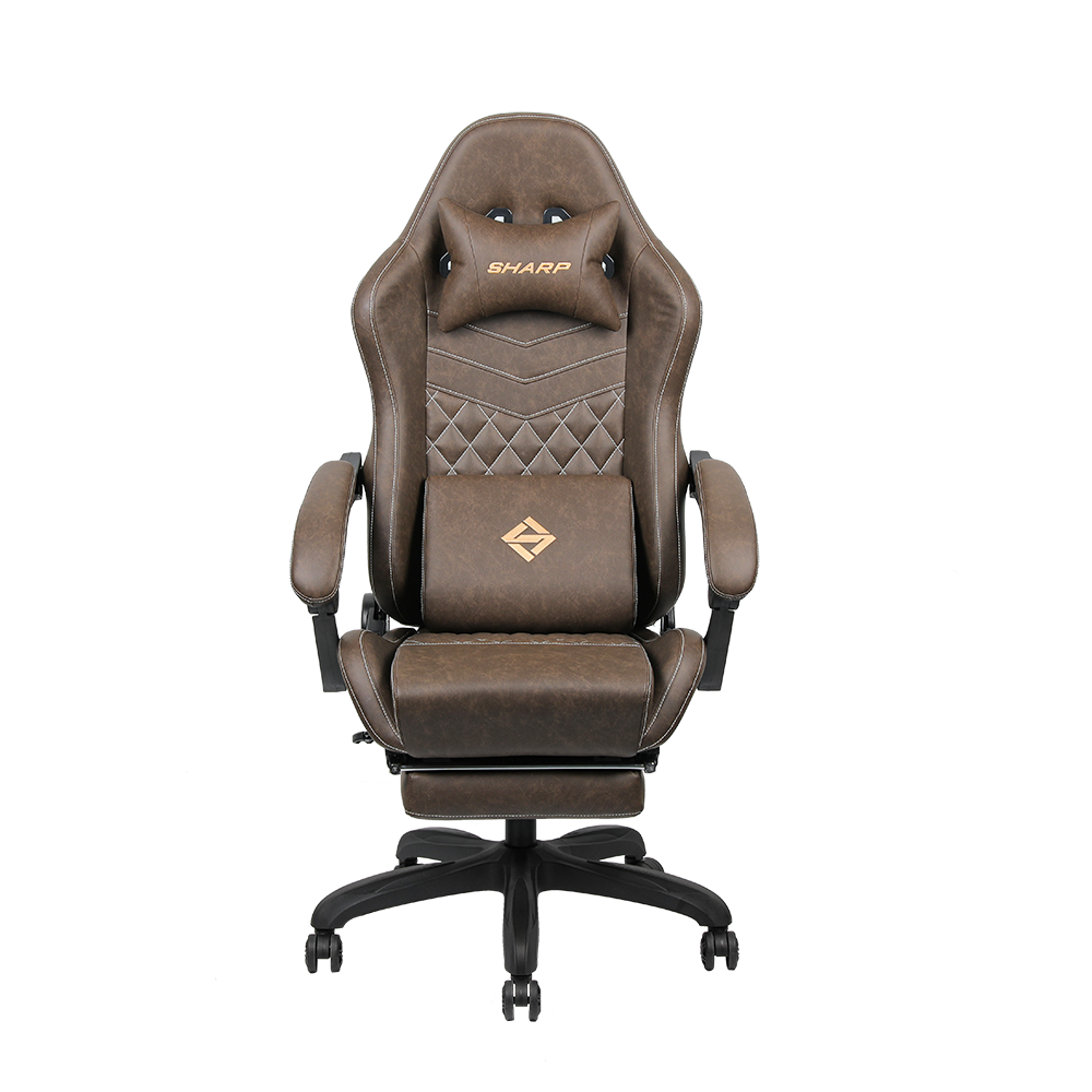 How is the structural design of a gaming chair with footrest better than an ordinary gaming chair?