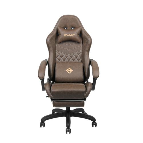 FH-8354 Gaming chair with footrest home sedentary comfort gaming chair with lifting backrest
