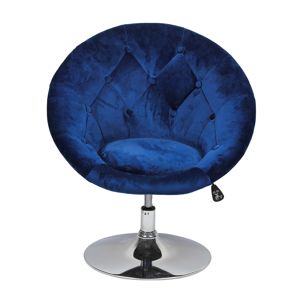 FH-9036 Velvet fabric leisure chair rotatable lifting visitor chair