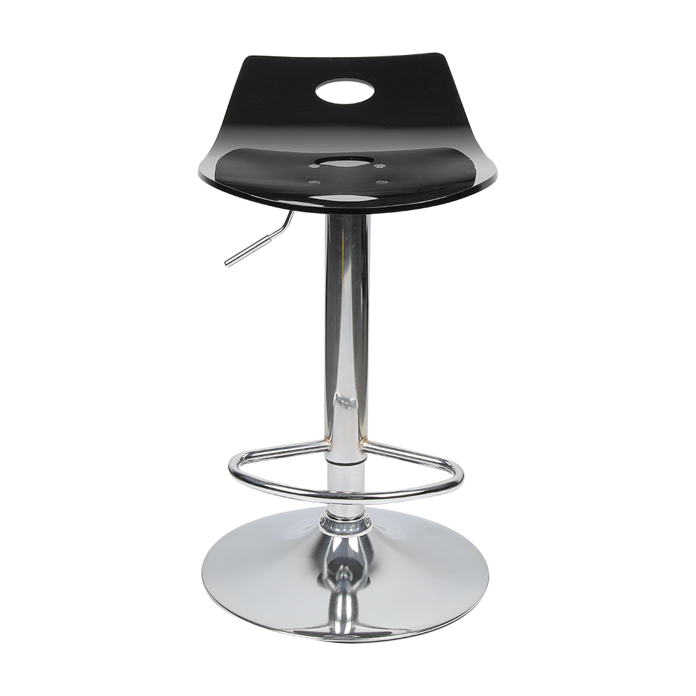 All-round rotation, flexible and efficient - 360° rotating front desk cashier lift bar stool