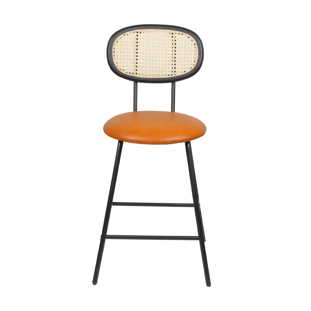 FH-8360 Rattan backrest bar chair leisure bar cafe retro bar front chair
